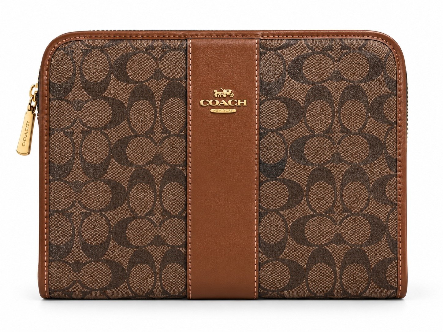 bag carta coach marron